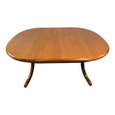 Table à manger extensible en teck oval Sutcliffe de Todmorden des années 1960