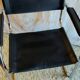 Bauhaus chair in chrome metal and leather - mid 20th century.