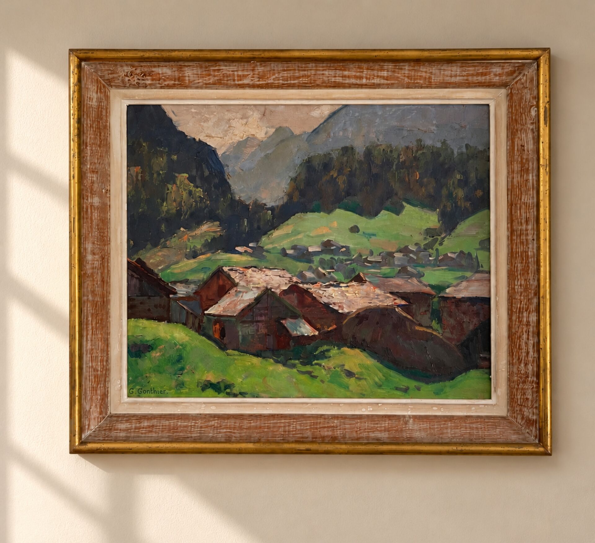 Village de Savoie - Georges Gonthier, XXe