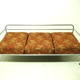 Chromium plated bauhaus sofa by Robert Slezák, 1930s