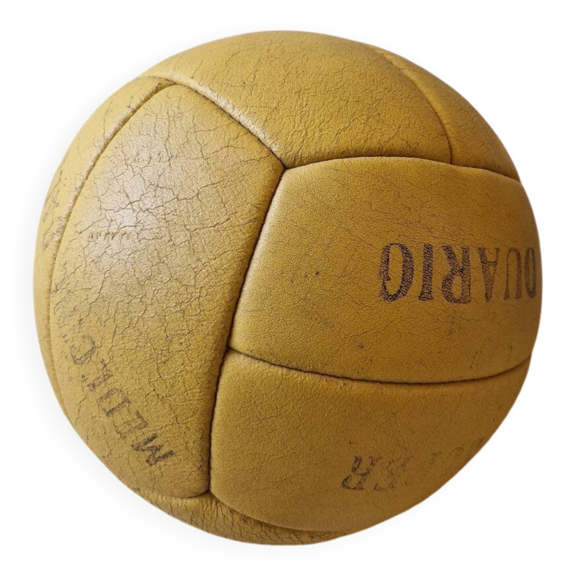 1960s Leather Medicine Ball