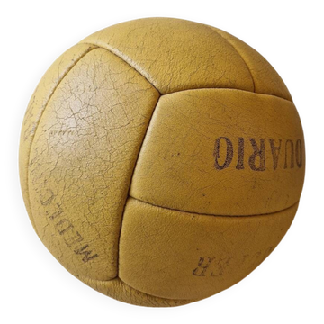 Ballon De Médecine En Cuir Années 60