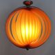Vintage Christian Koban “Moon” orange pendant light, 80s