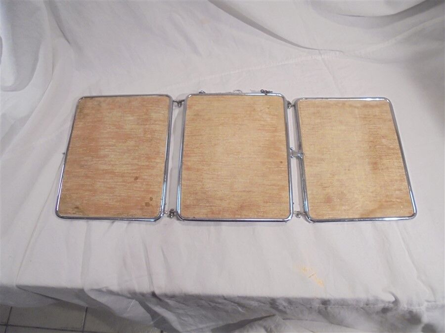 Barber triptych mirror 69x28cm