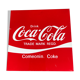 Wall plate metal pub vintage coca-cola drink deco red / white