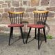 2 chaises Baumann vintage 1950