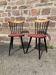 2 chaises Baumann vintage 1950