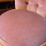 Toad padded velvet armchair