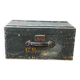 Old wooden travel trunk