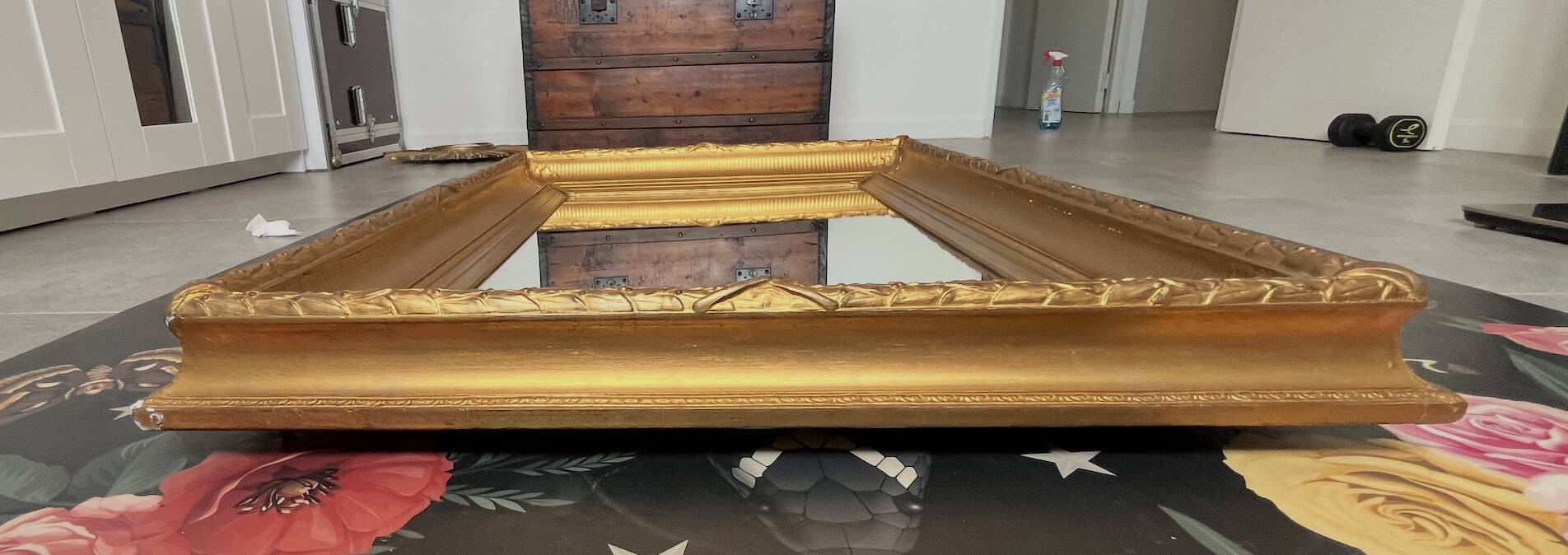 19th-century Victorian wall mirror
