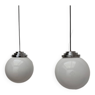 Opaline ball pendants