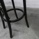 Pair of Baumann stools model Dialog in black and yellow and blue faux leather 1990