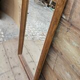 Burmese teak mirror