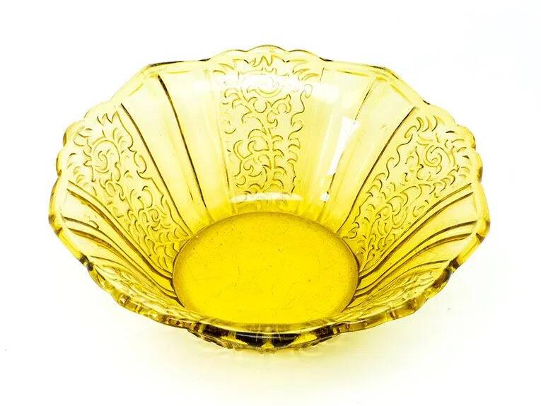 G8a art deco topaz large bowl 1930