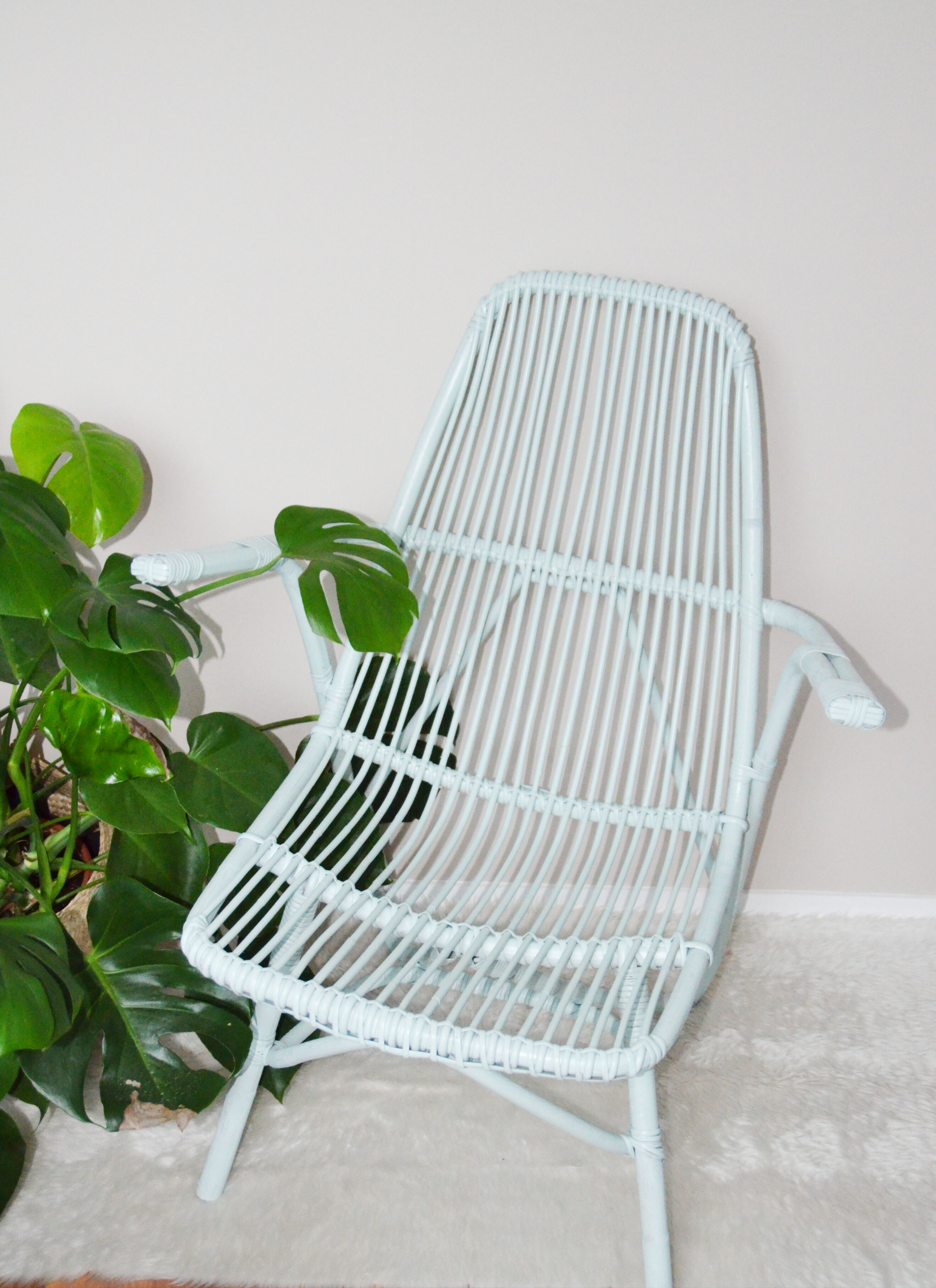 Adult rattan armchair