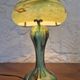 Mushroom lamp in blown glass — Jean-Michel Operto, circa 2000