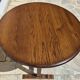 Petite table vigneronne ronde rabatable