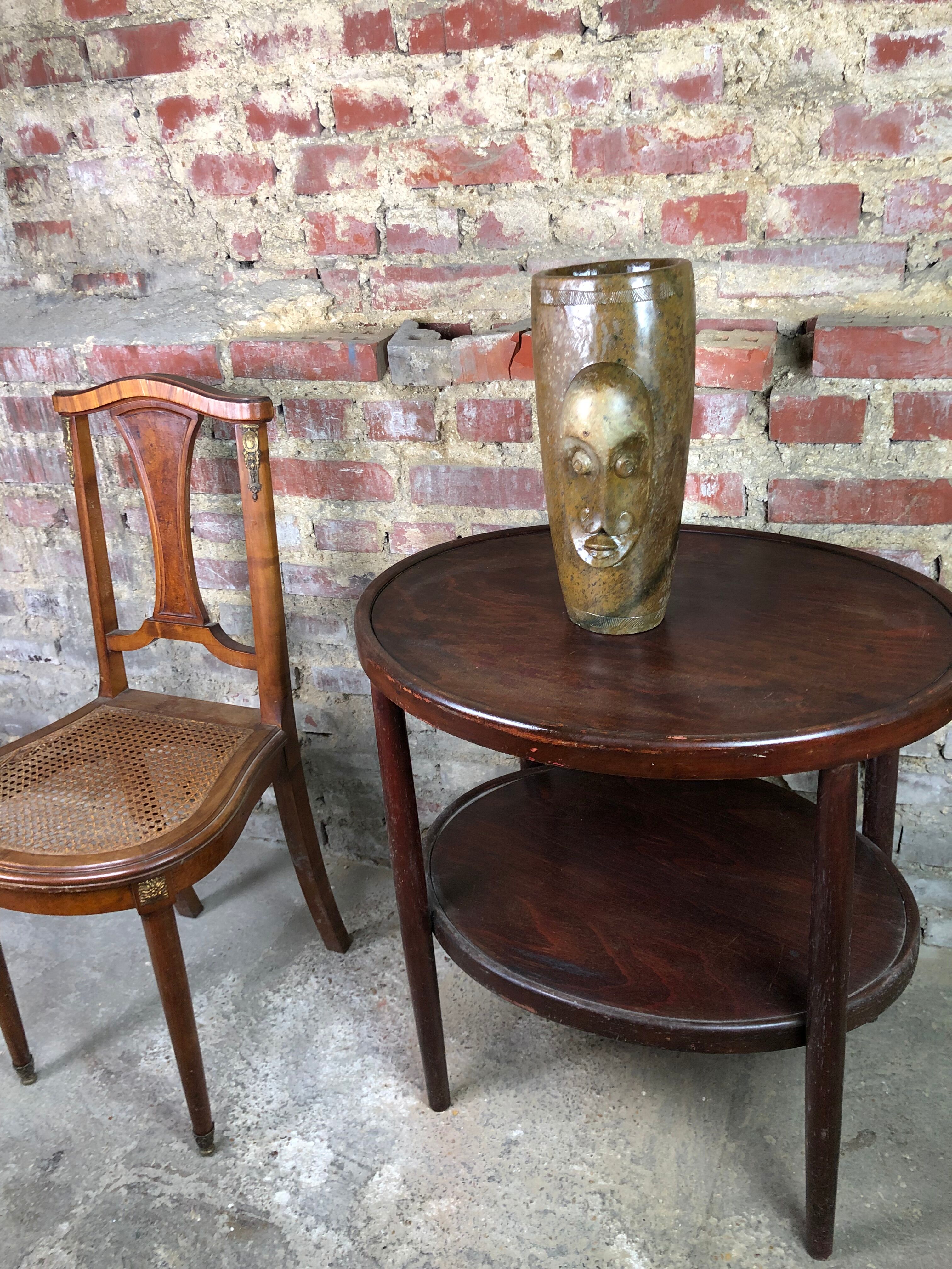 Stone vase from Mbigou 1970s