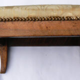 Foot stool in walnut, Louis-Philippe period style