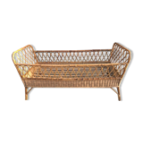 Rattan bed