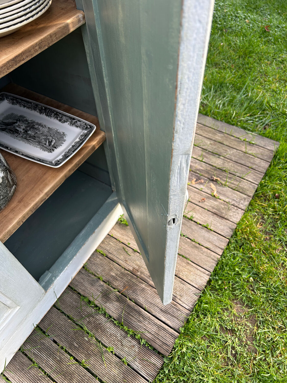 Antique country-style sideboard