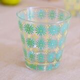 Vintage flower glasses Cerve Italy