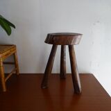 Stool foot tripod wood