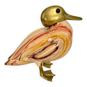 Large ceramic duck by Lancel