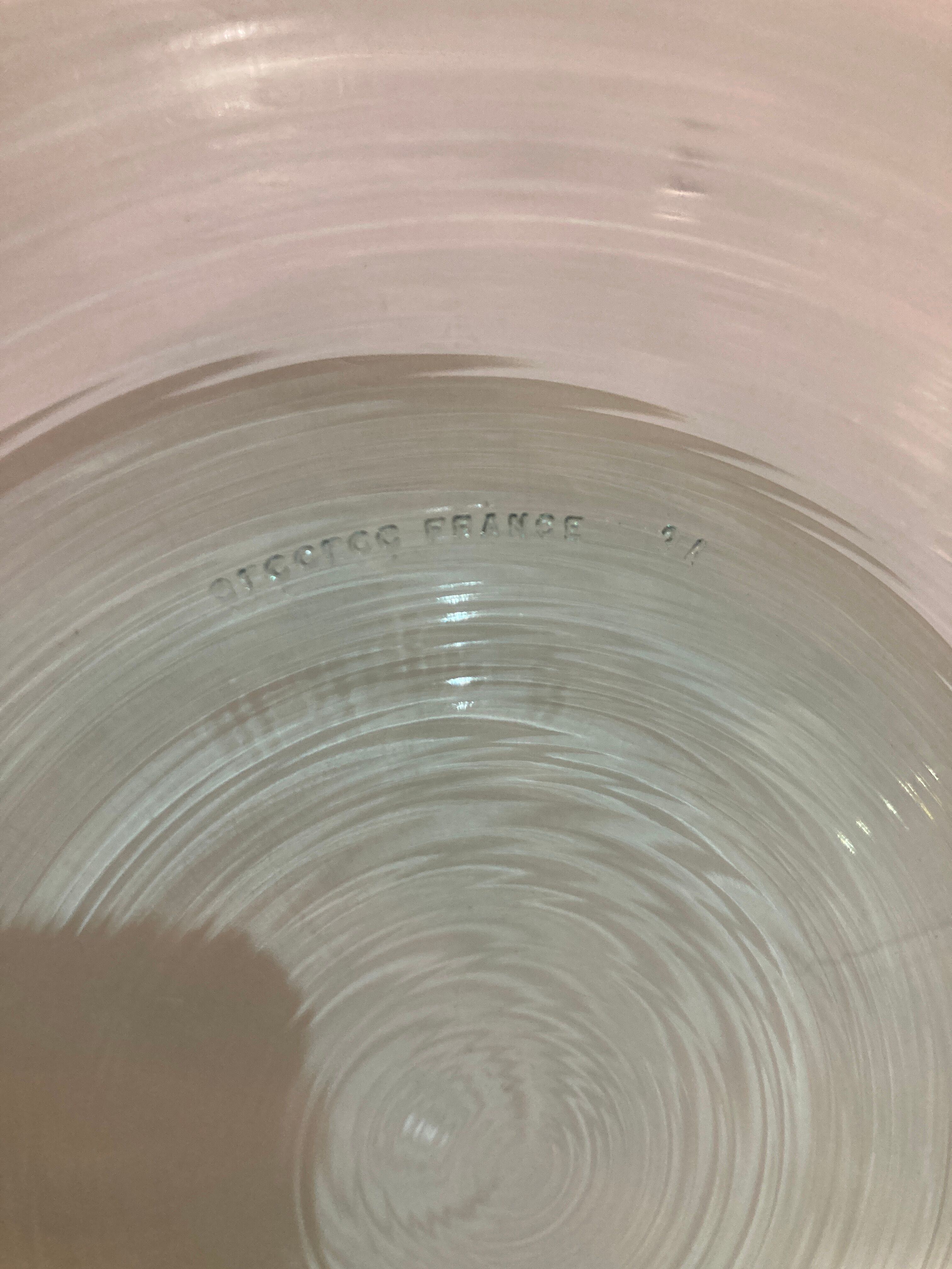 X6 turquoise glass plates Arcoroc-france-retro-cuisine-vintage