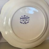 Four old Boch Brothers Dordrecht plates