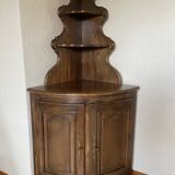 Corner neo louis xv oak corner furniture french vintage mid century alsatian alsace