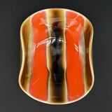 Vintage glazed ceramic catchall from the 70s.