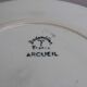 Set of 6 flat plates