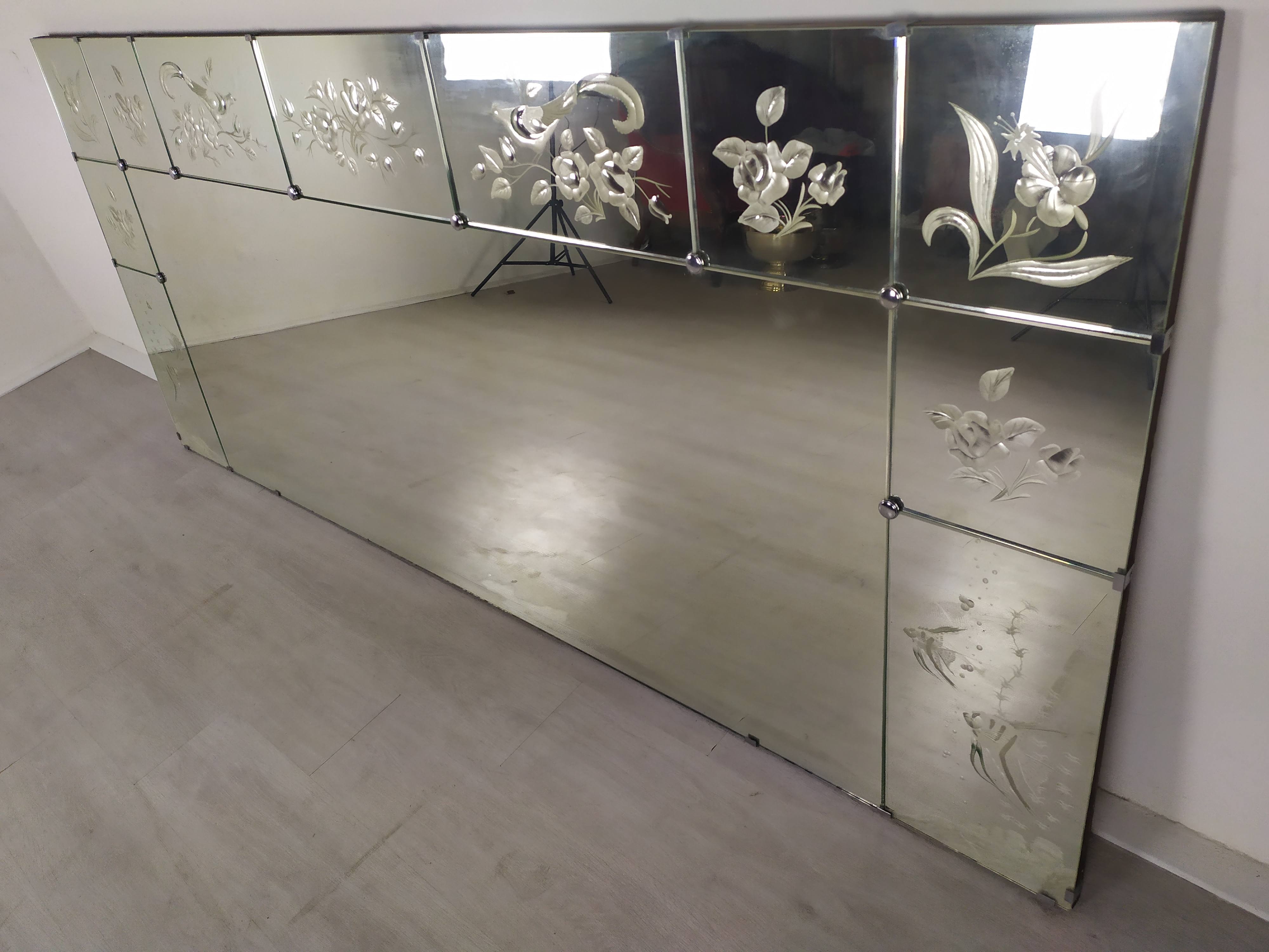 Mirror art deco 100x231cm