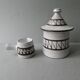 Ceramic sugar bowl and creamer by Emile Masson Vallauris, 1960s