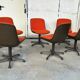 Series of six Comforto edition chairs circa 1980