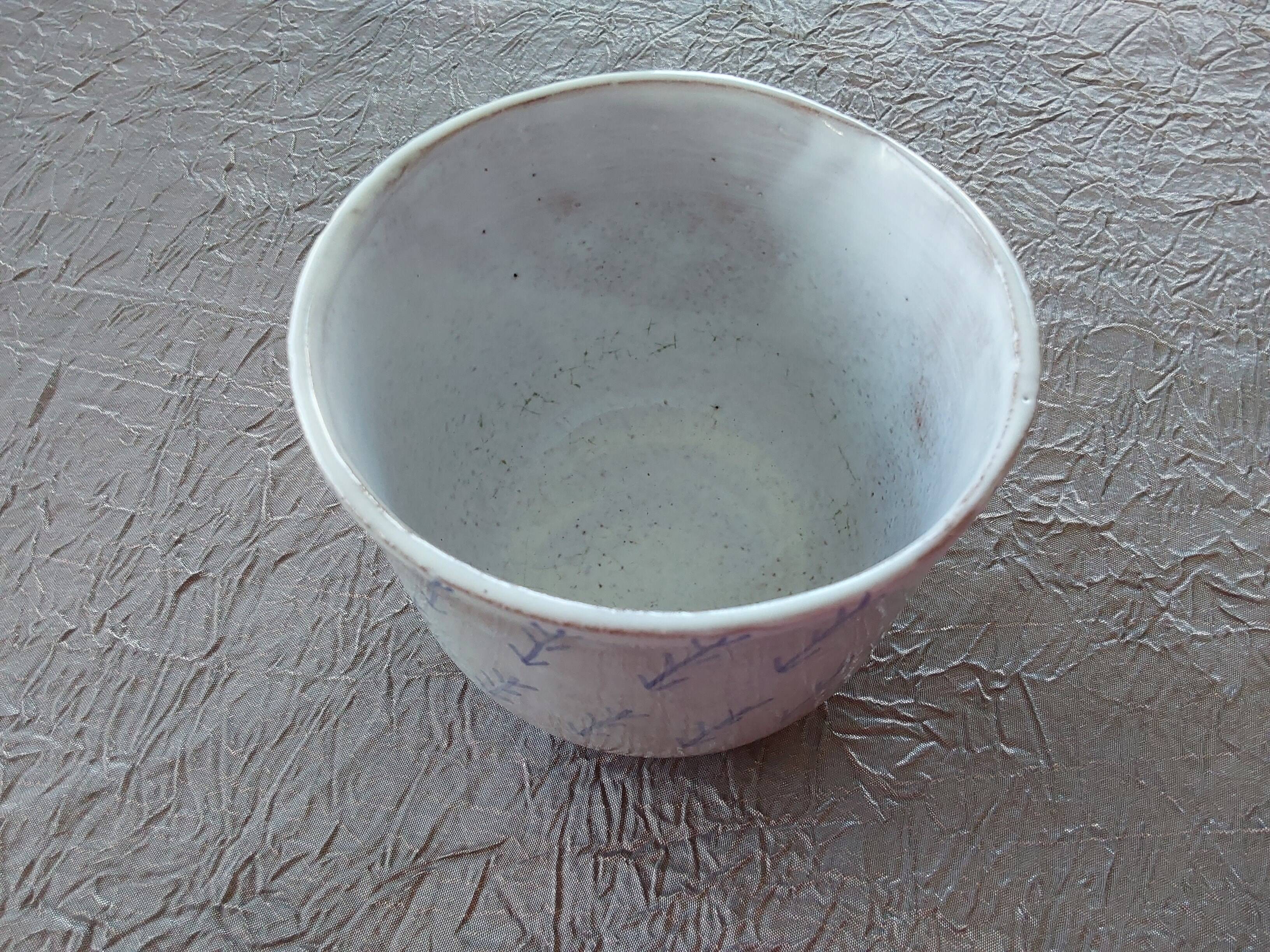 Blue star ceramic bowl