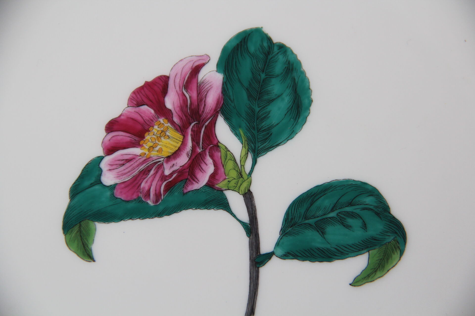 6 NBD Limoges dessert plates illuminated by hand