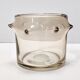 Amber Murano Glass Vase with Bugne Ascribable to Ercole Barovier, Italy