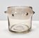 Amber Murano Glass Vase with Bugne Ascribable to Ercole Barovier, Italy