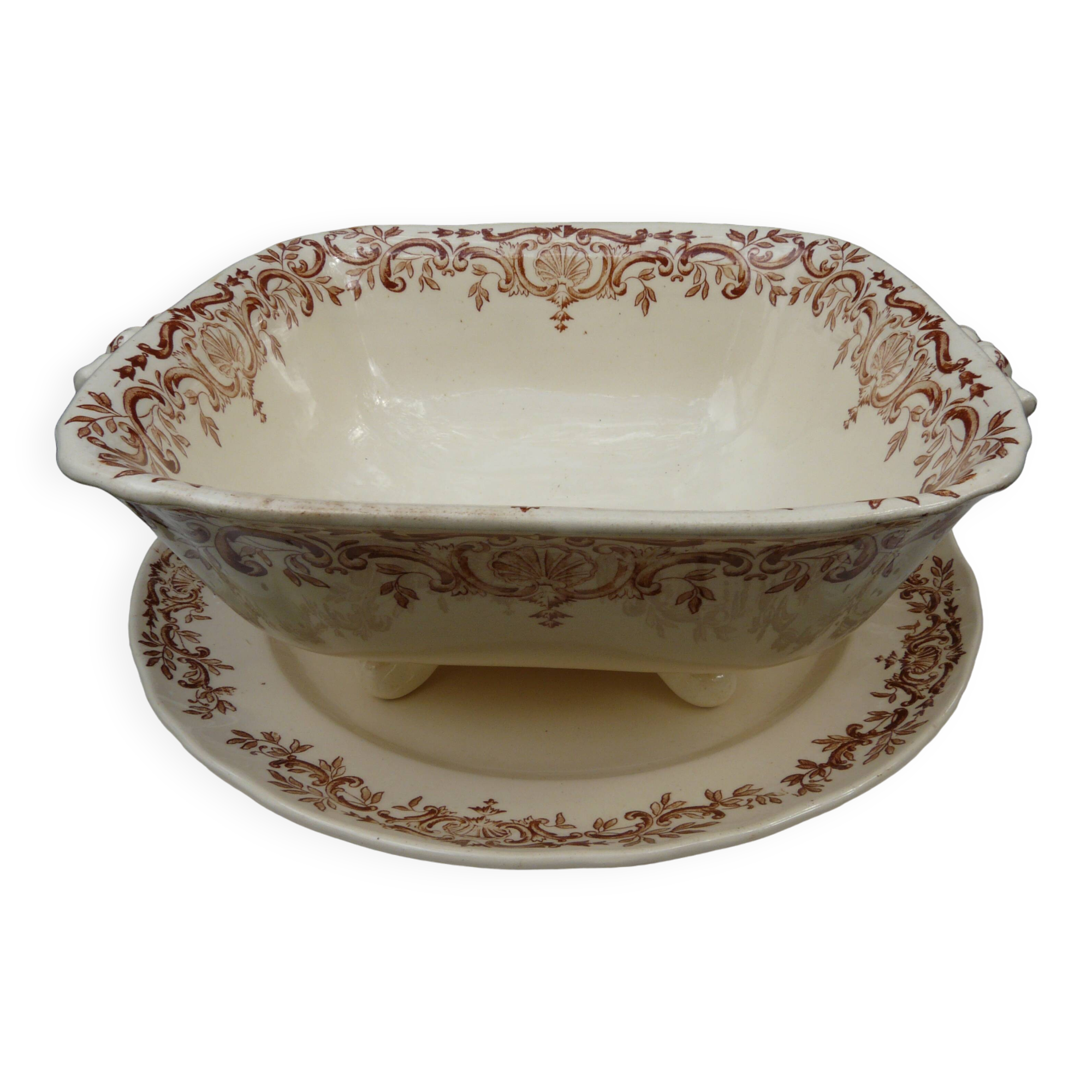 salad bowl - fruit bowl and dish Longchamp terre de fer model Regent