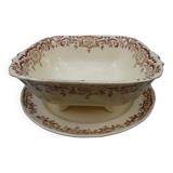 saladier - coupe à fruit et plat Longchamp terre de fer modèle Régent