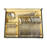 Old housewife 37 pieces silver metal/silverware boulenger