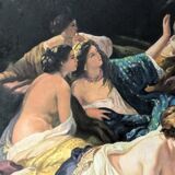 Painting Florinda after Franz Xaver Winterhalter 1853 - copy made by the artist SEIN AUNG 1990