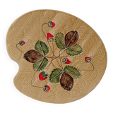 Strawberry pattern slip dish