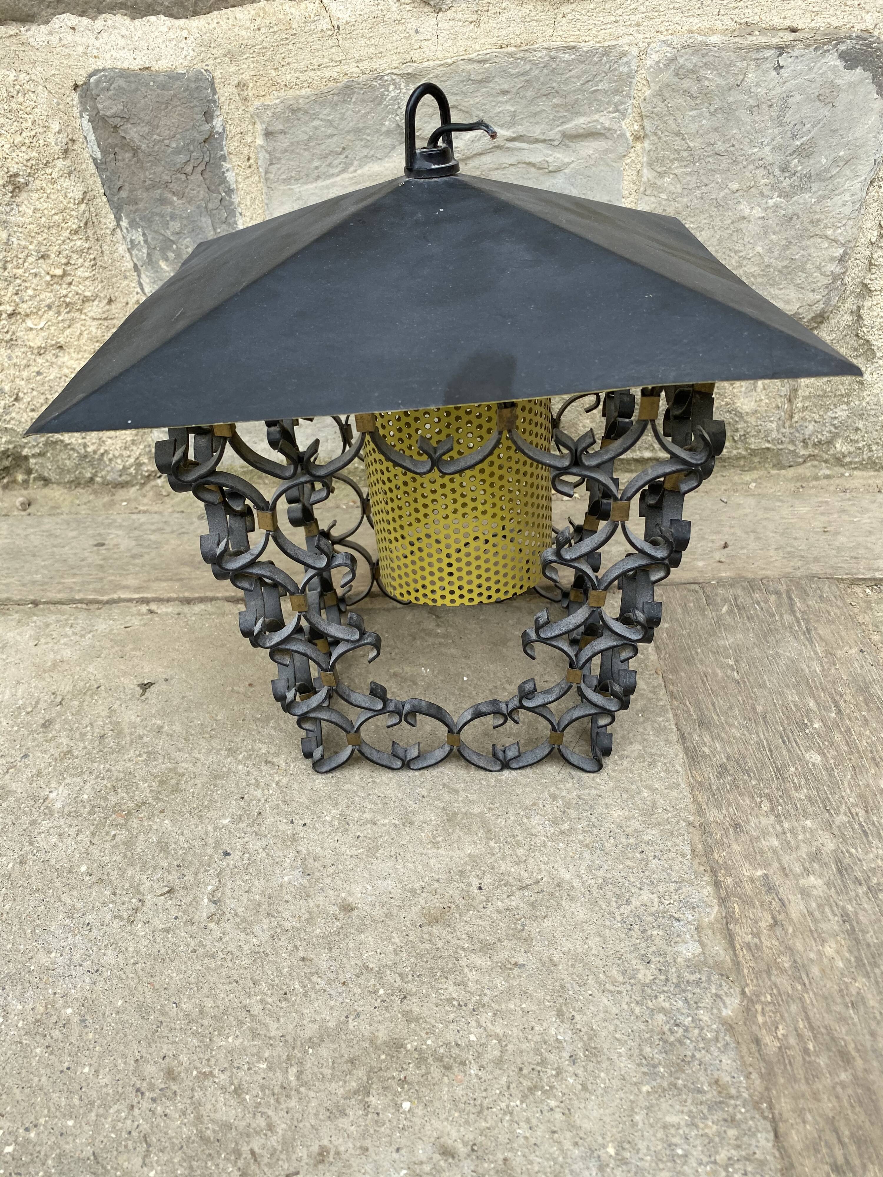 Lantern perforated sheet metal 1960