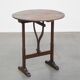 Antique early 19th century folding wine table