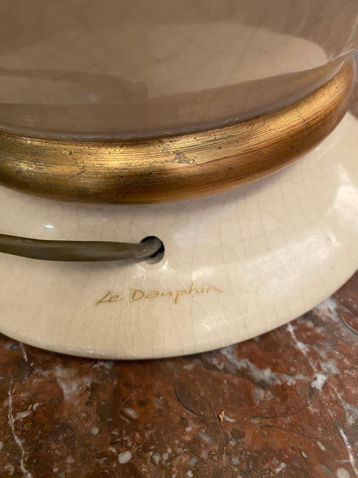 1960s lamp by Maison Le Dauphin of France