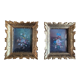 Deux jolie peintures à l'huile sur ivoire