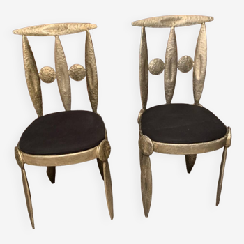 Paire de chaises barbare